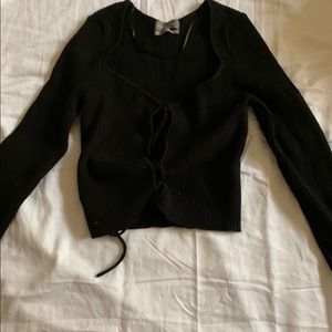 URBAN OUTFITTERS LACE UP TOP